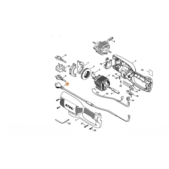 STIHL  Przewód przyłączeniowy AUS,NZ 6440 440 2005